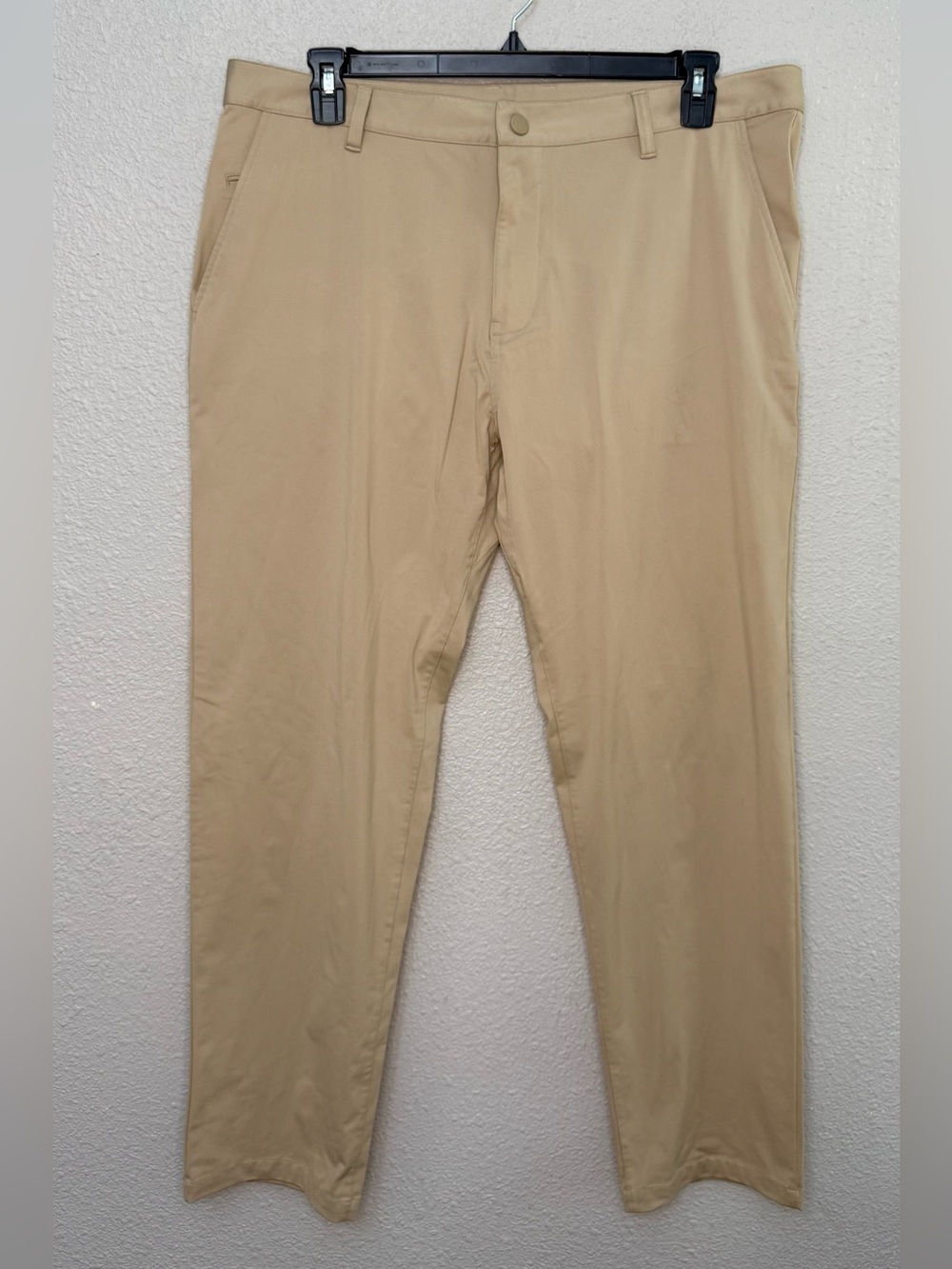 RHONE | Slim Fit Commuter Pants | Tan | Waist 38” Inseam 31”
